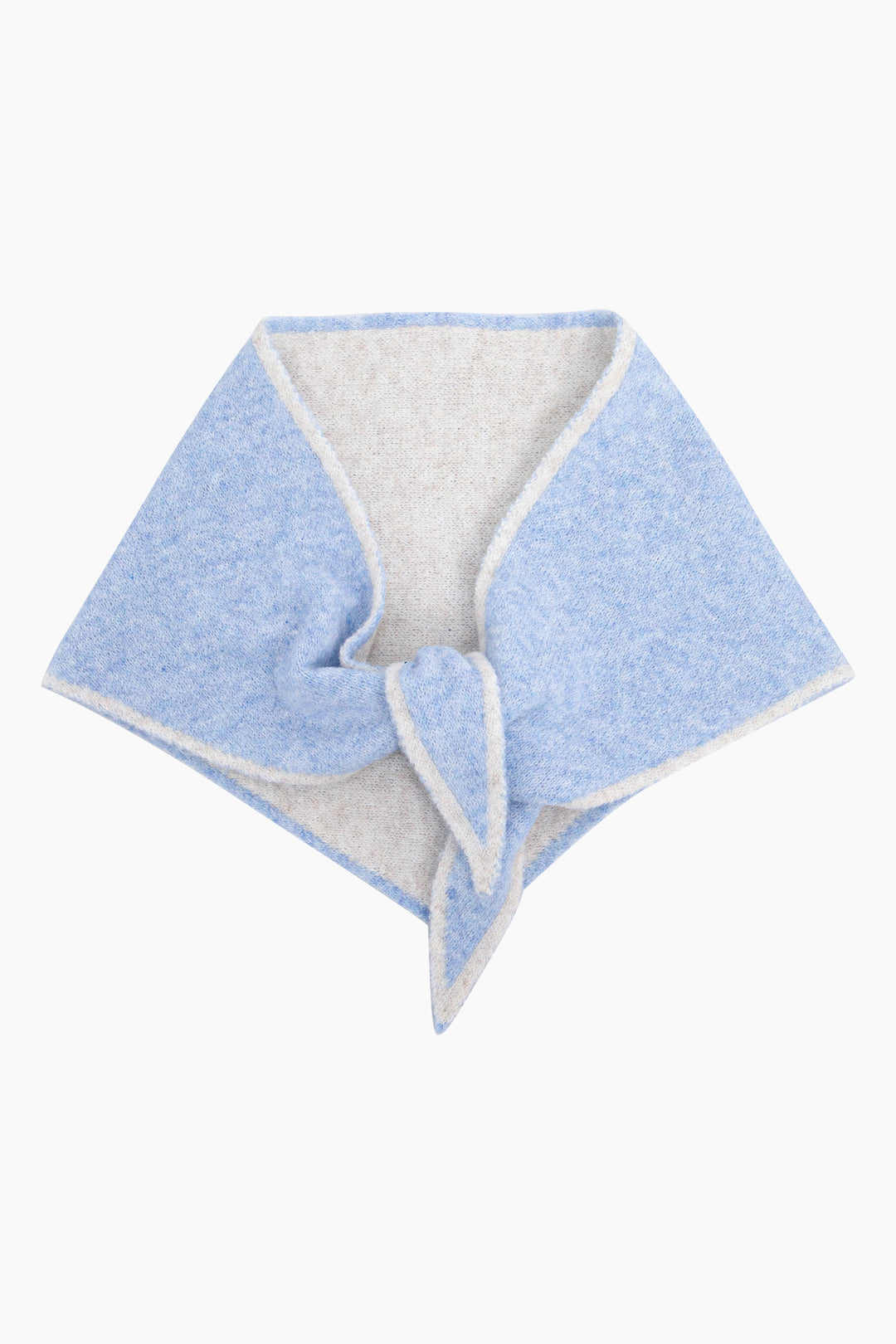 Contrast-Trim-Triangle-Heavyweight-Scarf-in-Light-Blue/Cream-