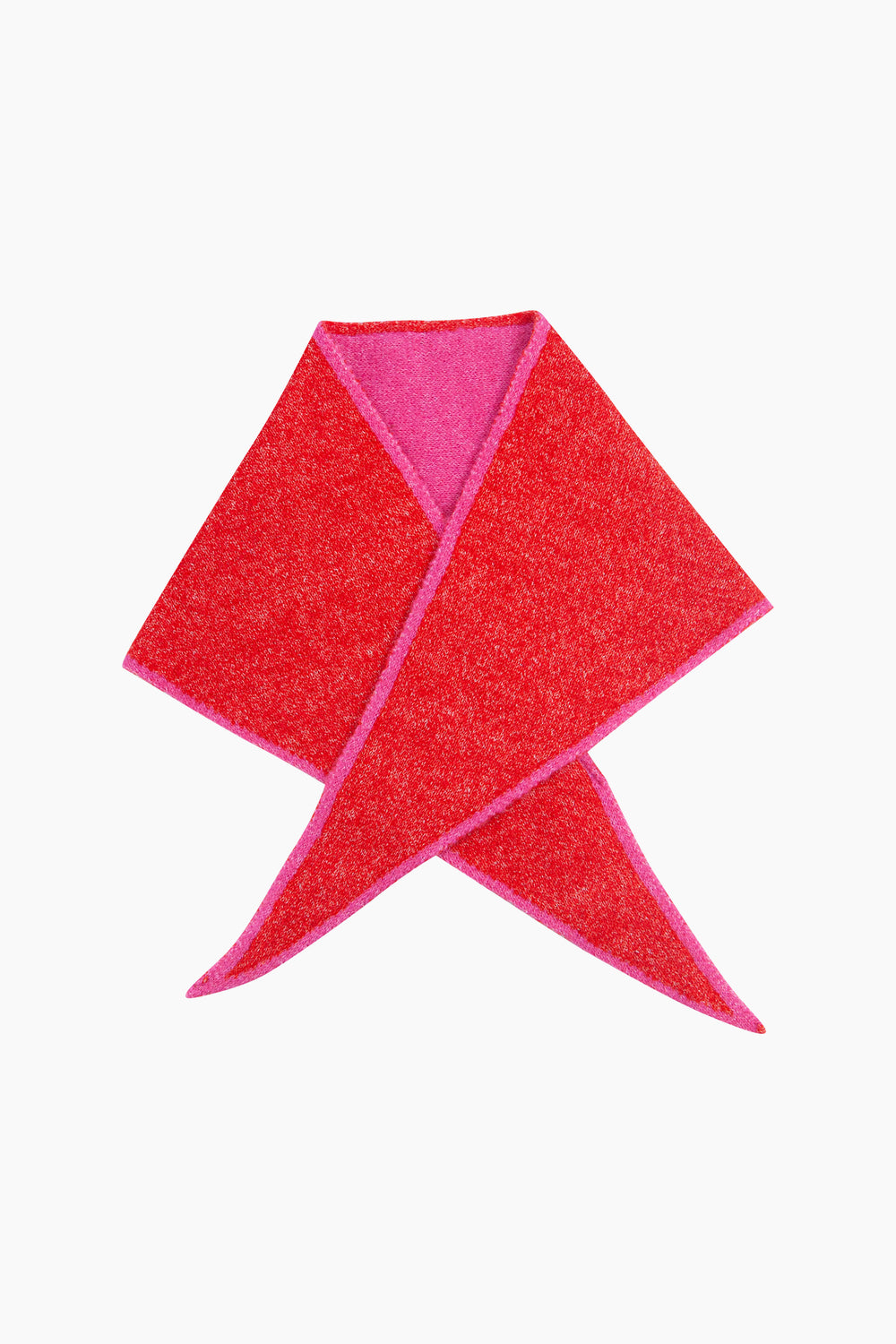 Contrast-Trim-Triangle-Heavyweight-Scarf-in-Red/Pink