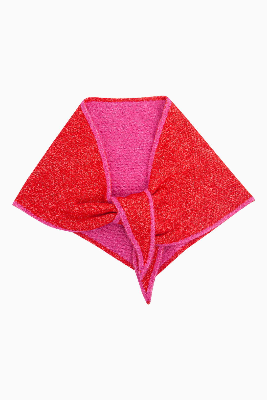 Contrast-Trim-Triangle-Heavyweight-Scarf-in-Red/Pink