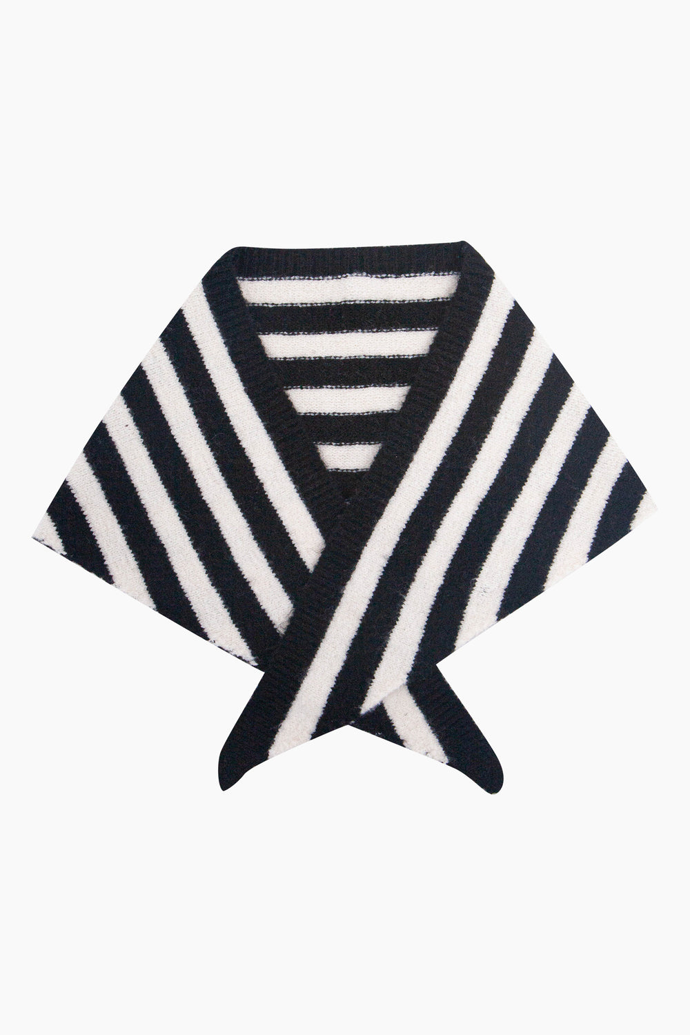 Striped-Triangle-Heavyweight-Scarf-in-Black/White