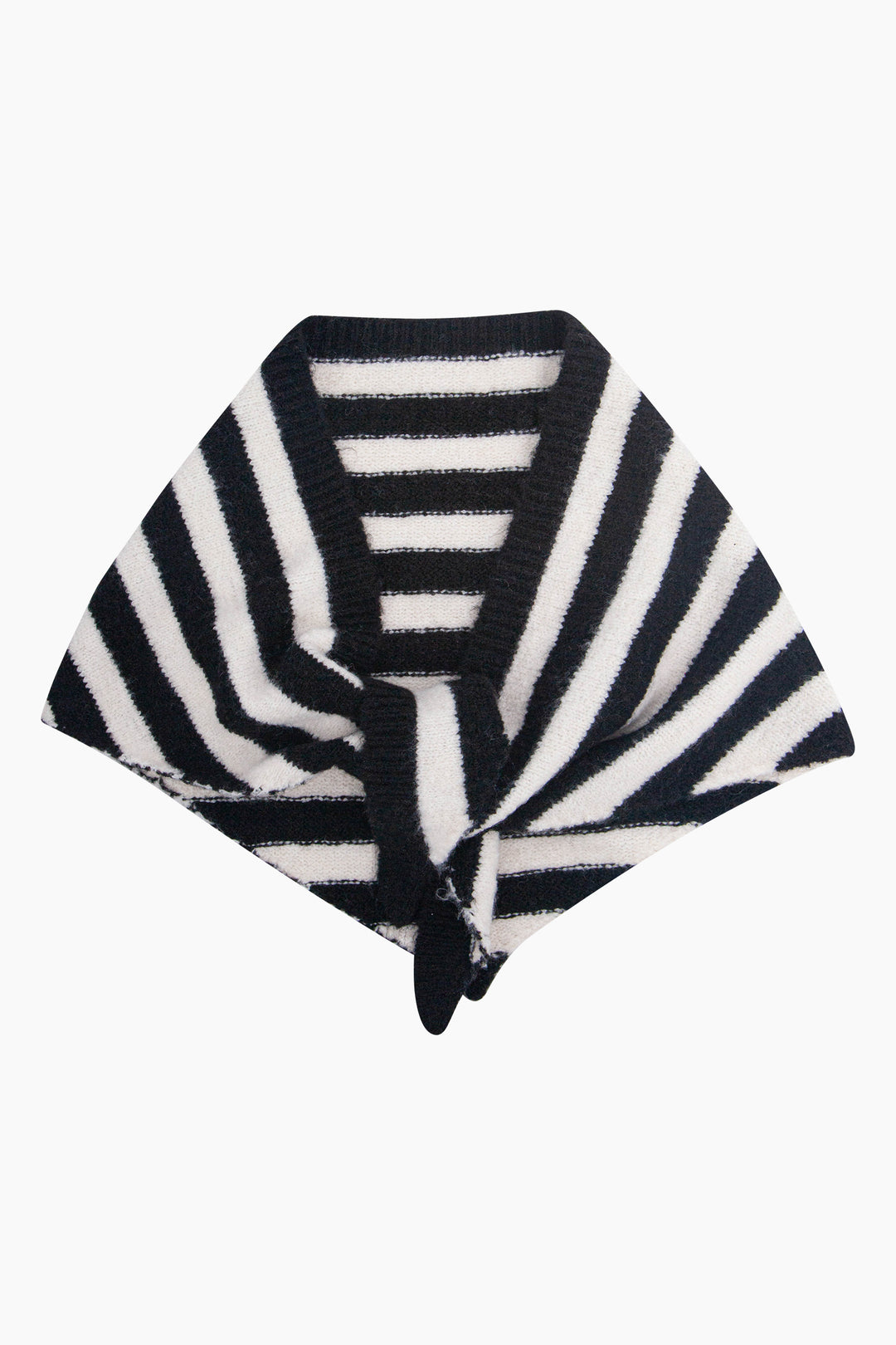Striped-Triangle-Heavyweight-Scarf-in-Black/White