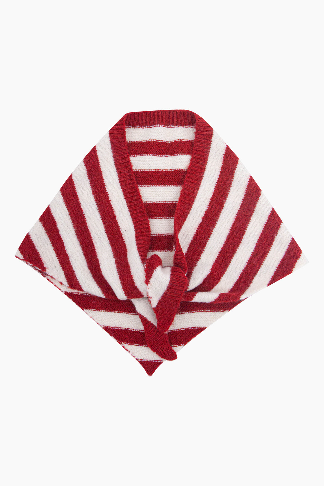 Striped-Triangle-Heavyweight-Scarf-in-Red/Cream