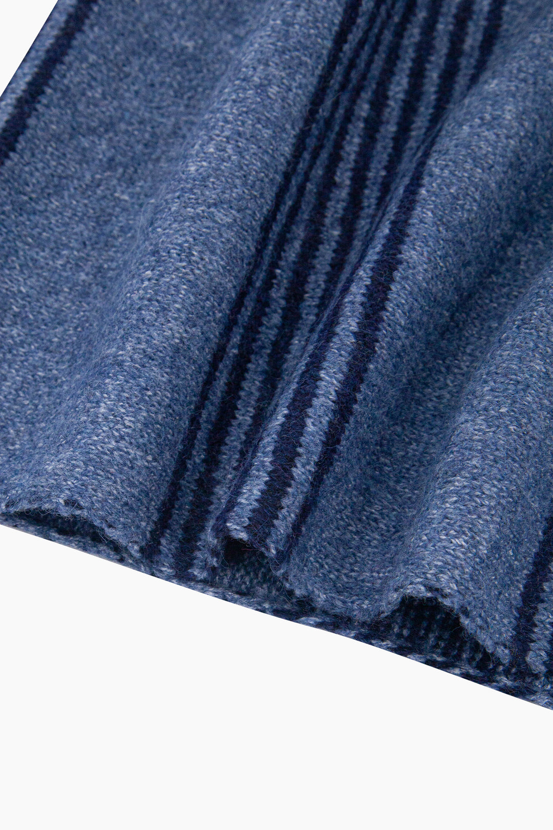 Striped-Triangle-Heavyweight-Scarf-in-Navy/Denim