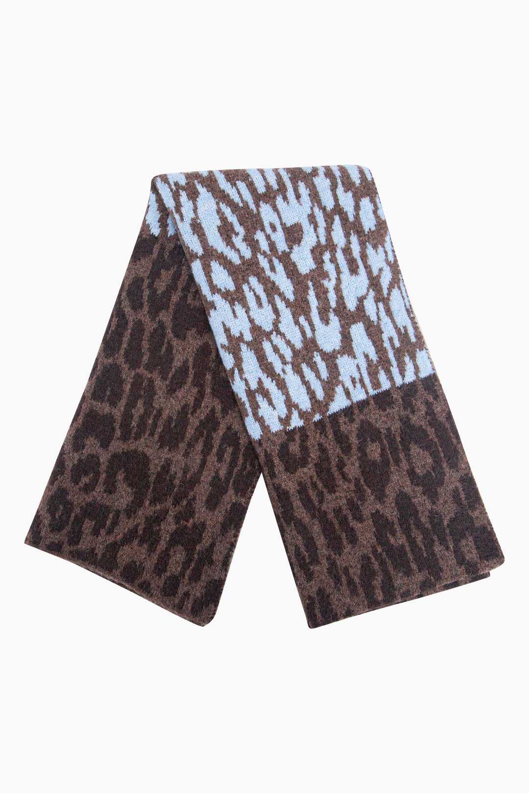 Colour-Block-Heavyweight-Scarf-in-Brown/Blue