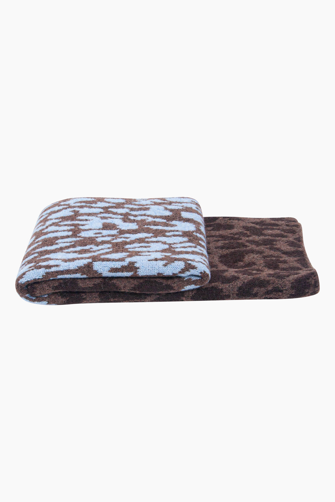 Colour-Block-Heavyweight-Scarf-in-Brown/Blue