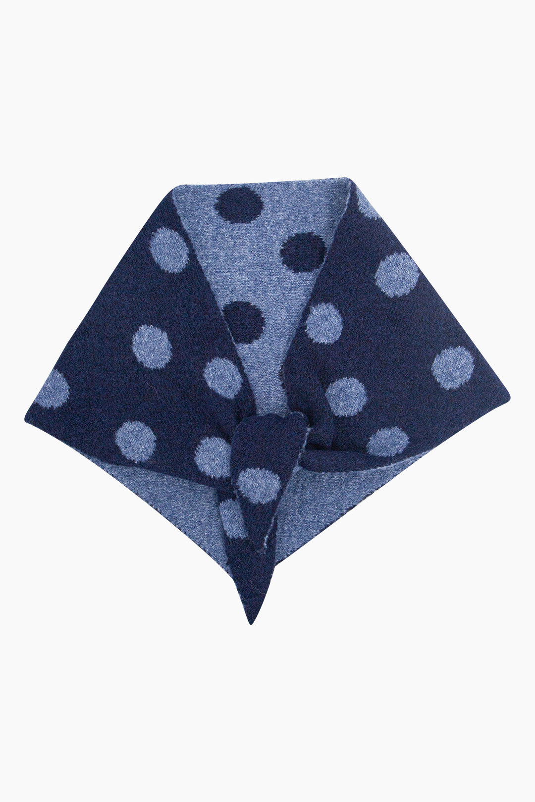 Spotted-Triangle-Heavyweight-Scarf-in-Navy/Denim