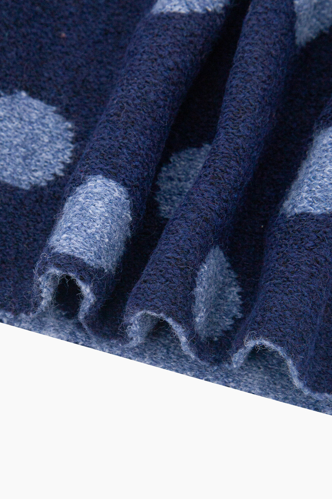 Spotted-Triangle-Heavyweight-Scarf-in-Navy/Denim