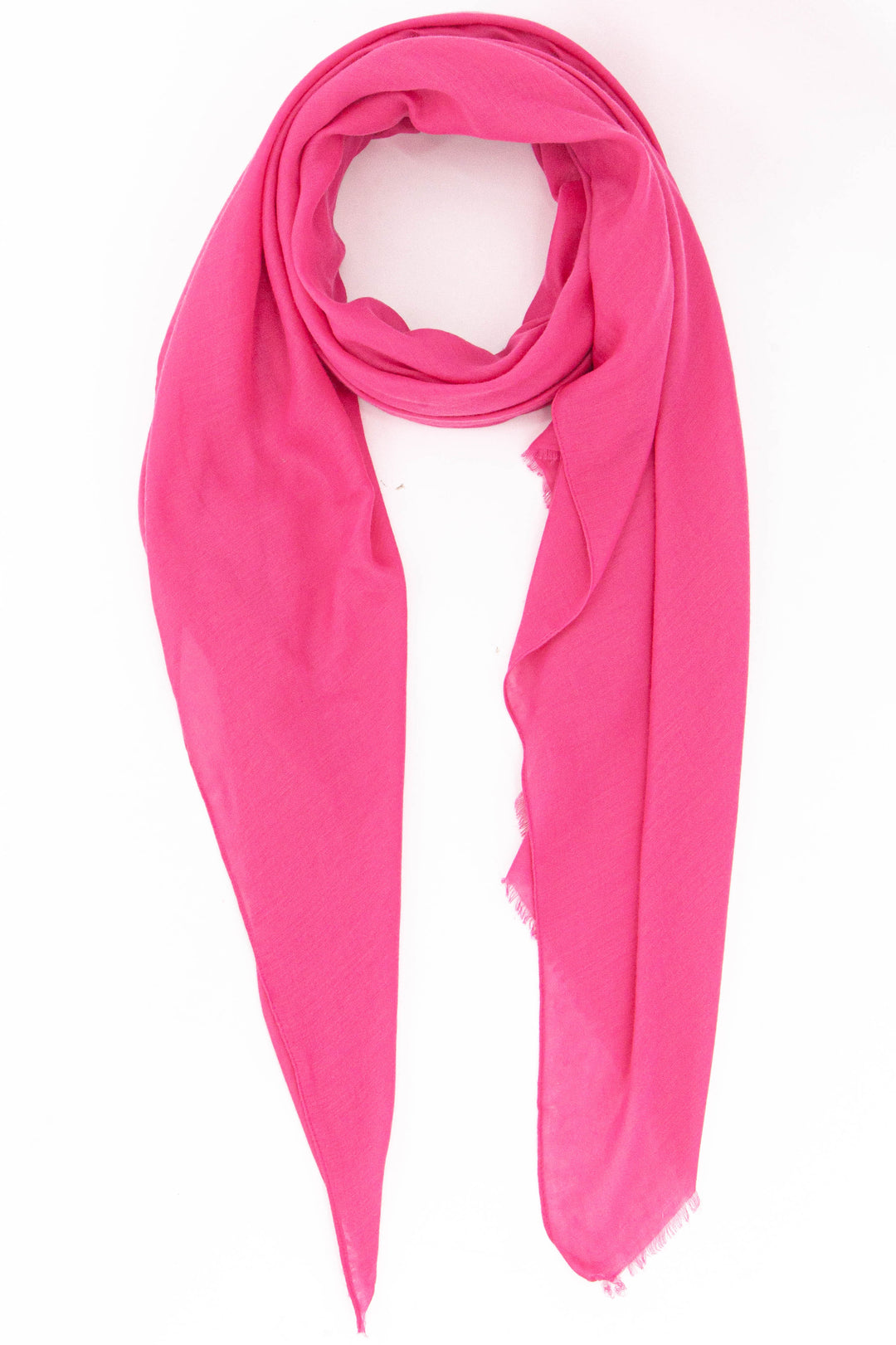 plain pink lightweight scarf