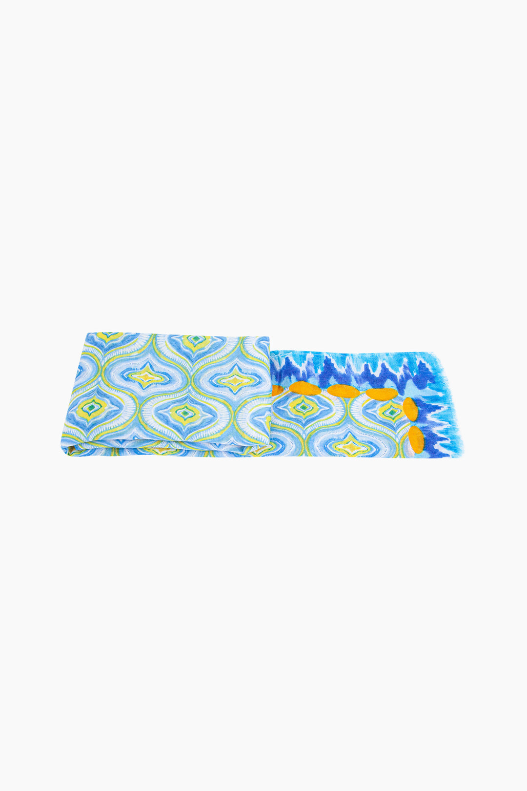 bree-lightweight-scarf-blue-moroccan-tiles-folded-summer-weight