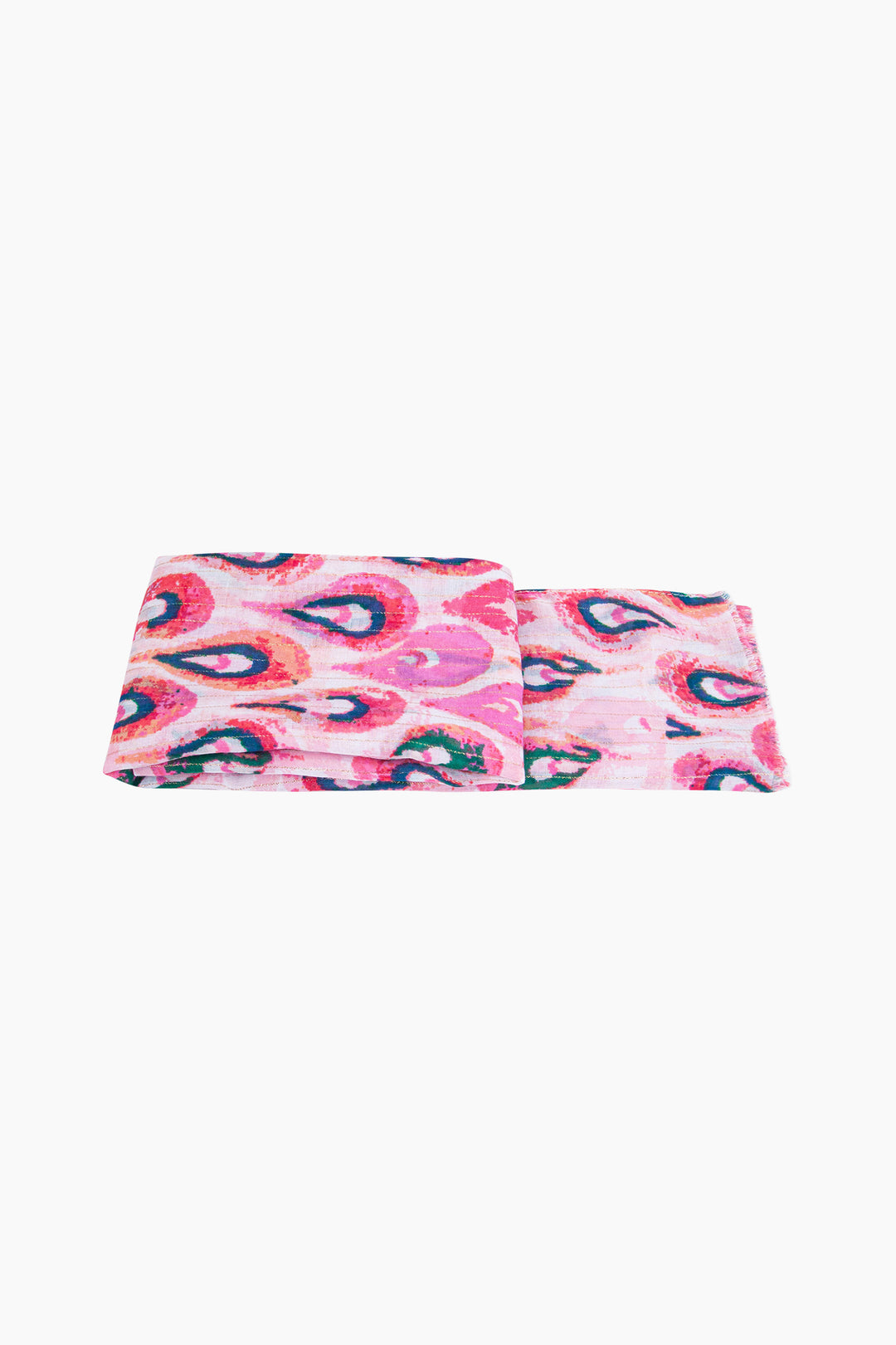 adler-lightweight-scarf-pink-gold-teardrop-folded-summer-weight