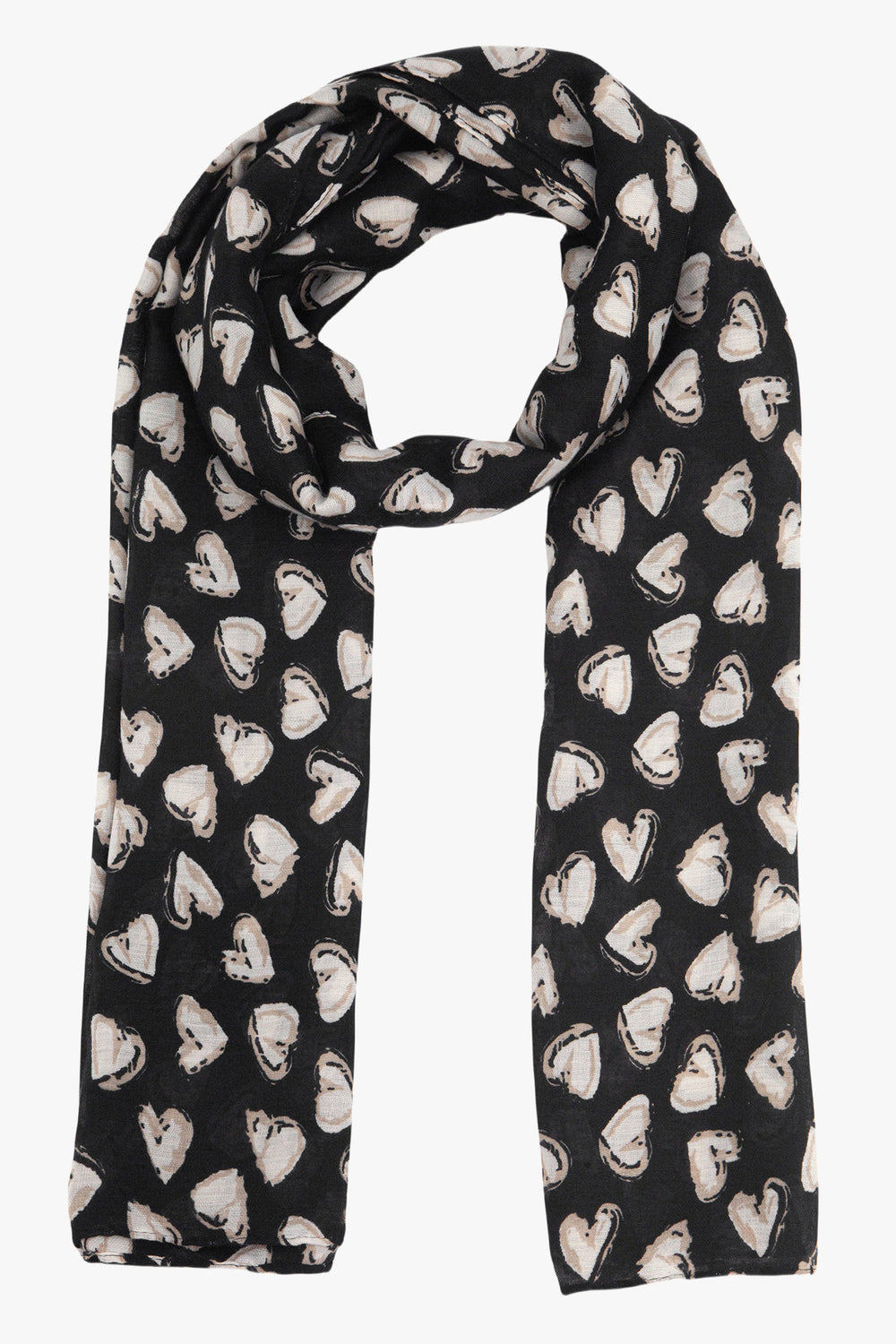 kara-black-white-hearts-lightweight-scarf-shawl