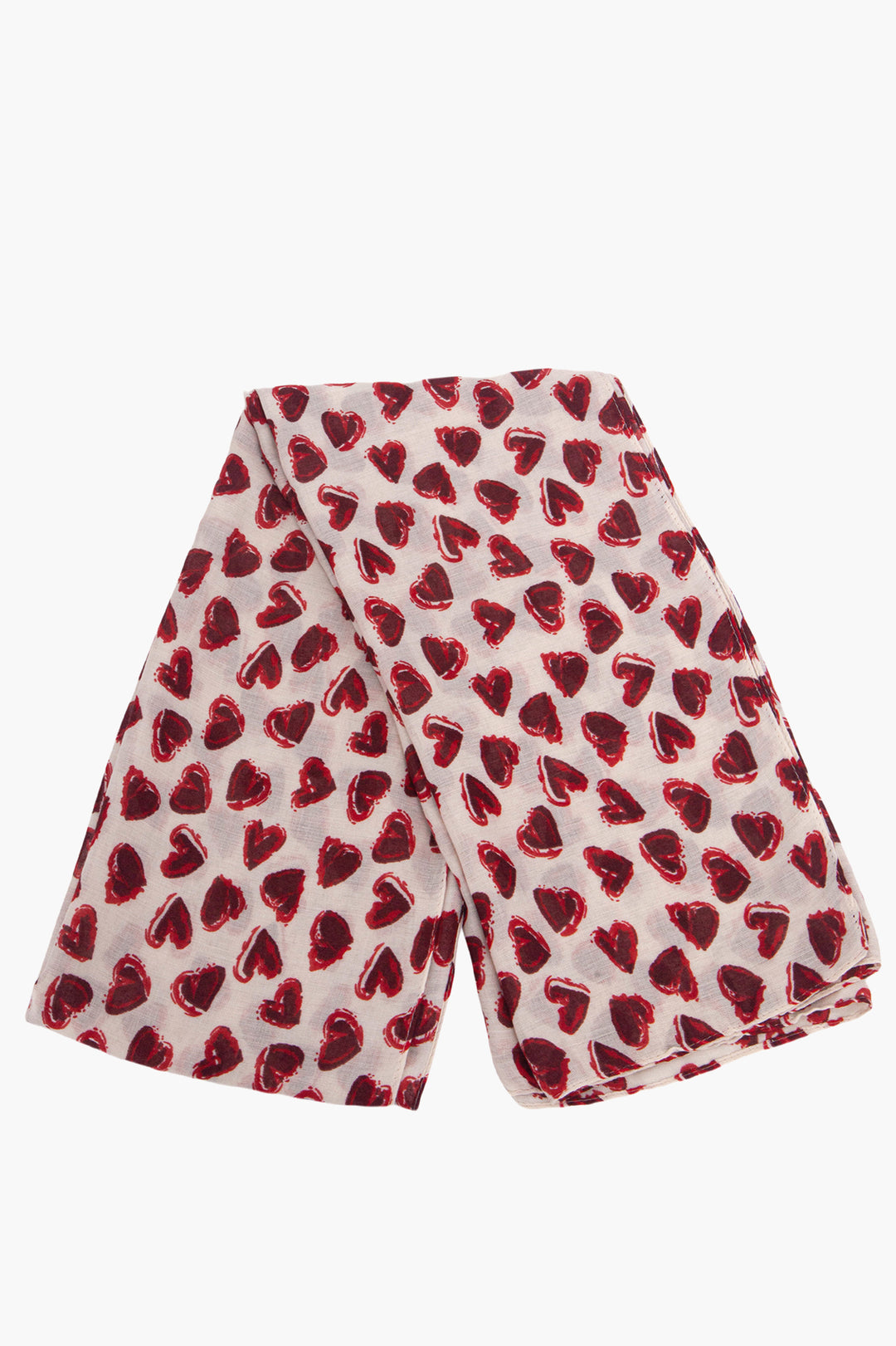 kara-white-red-hearts-lightweight-scarf-folded