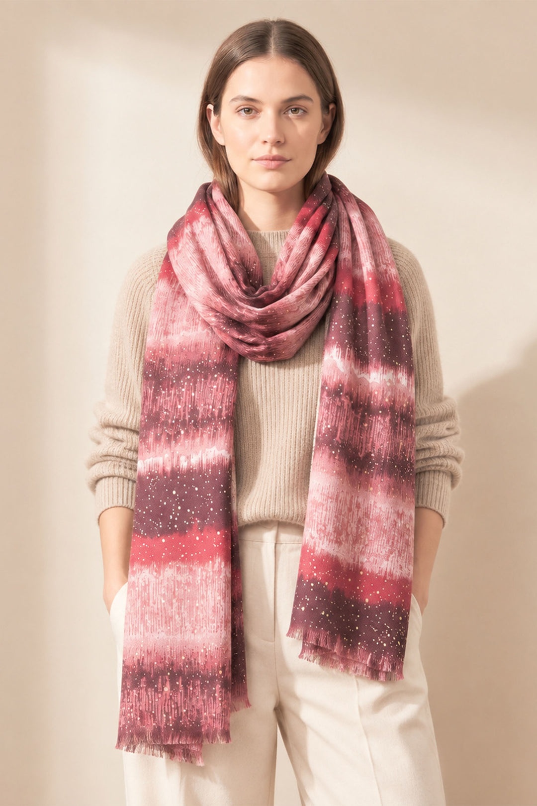 red-ombre-stripe-lightweight-scarf