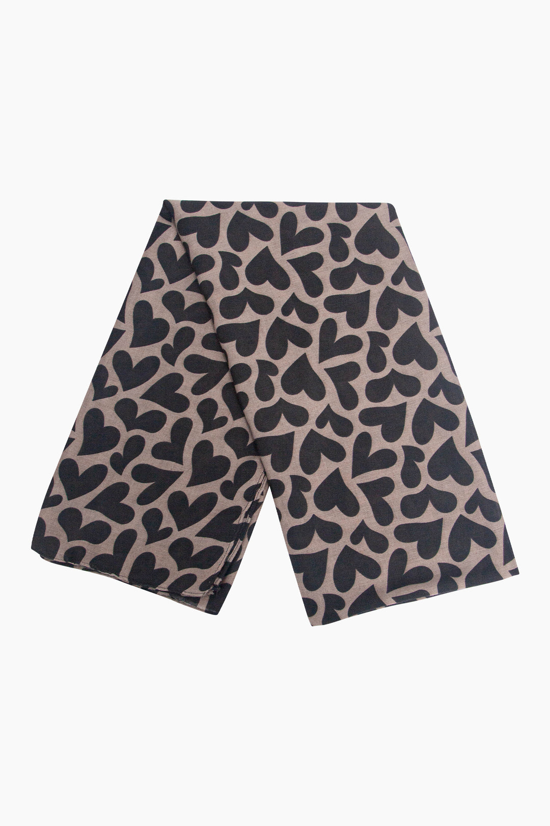 Heart-Print-Lightweight-Scarf-in-Grey