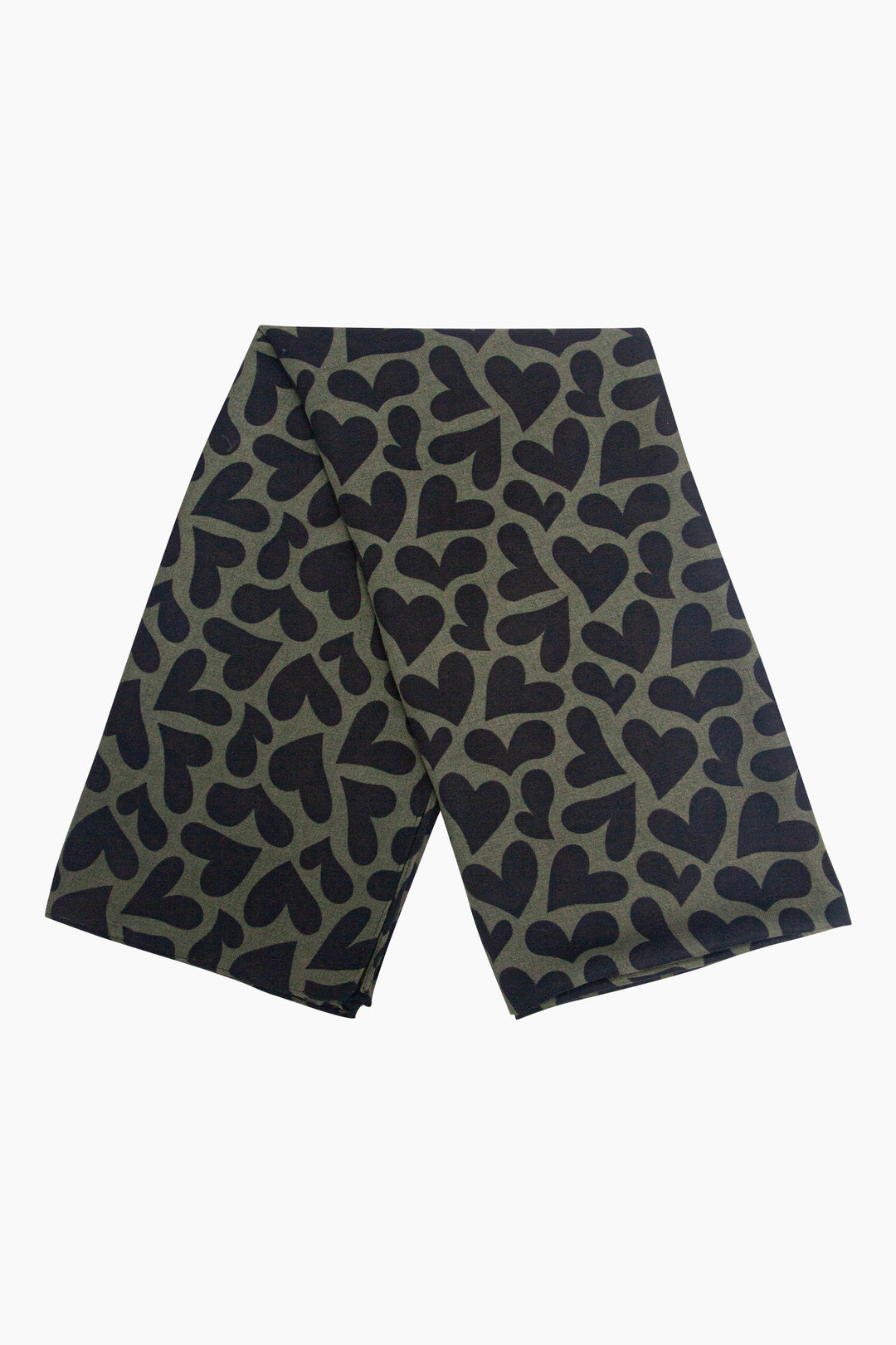 Heart-Print-Lightweight-Scarf-in-Khaki