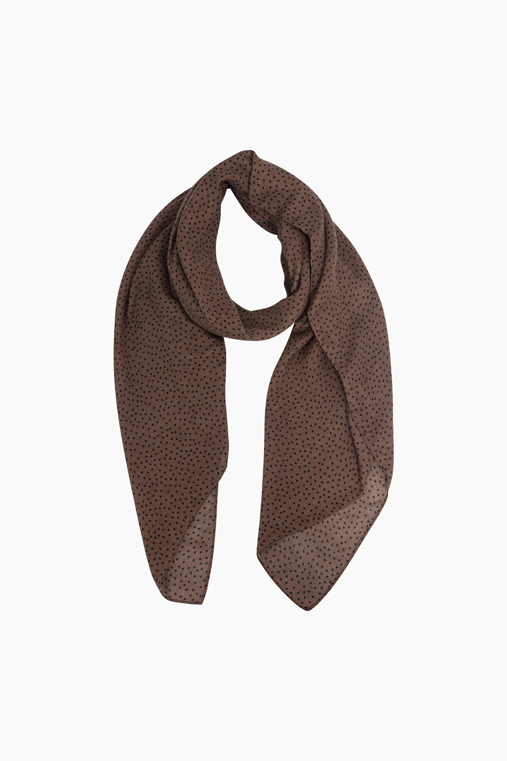 Multi-Spot-Lightweight-Scarf-in-Brown