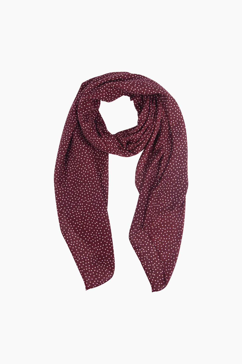 Multi-Spot-Lightweight-Scarf-in-Berry