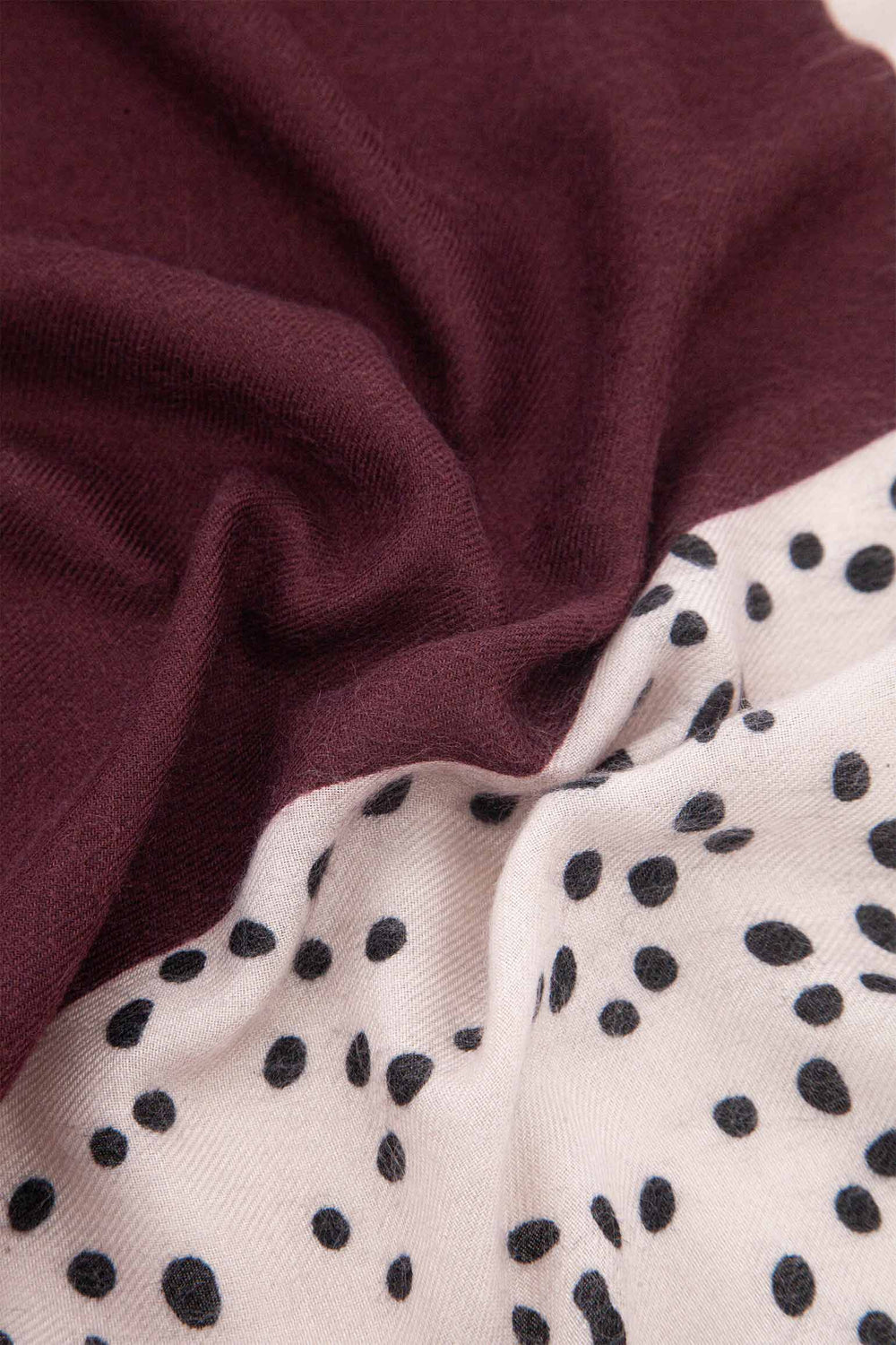 Animal-Spot-Lightweight-Scarf-in-Berry
