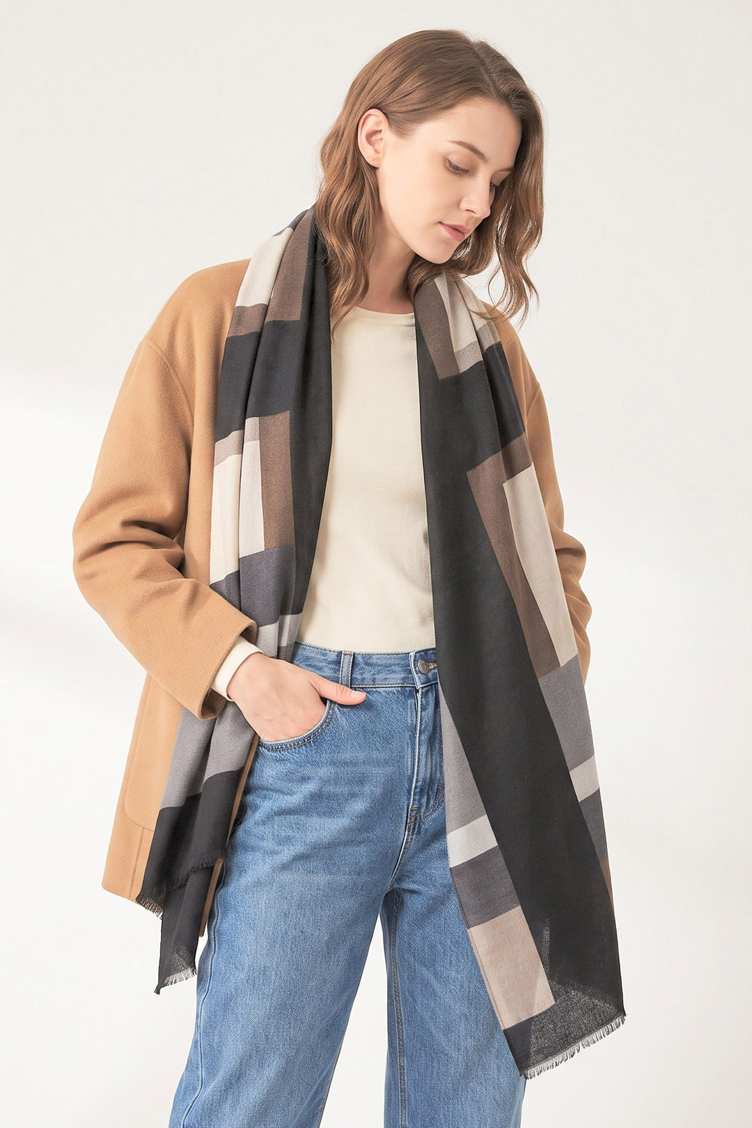 Geometric-Print-Lightweight-Scarf-in-Neutral