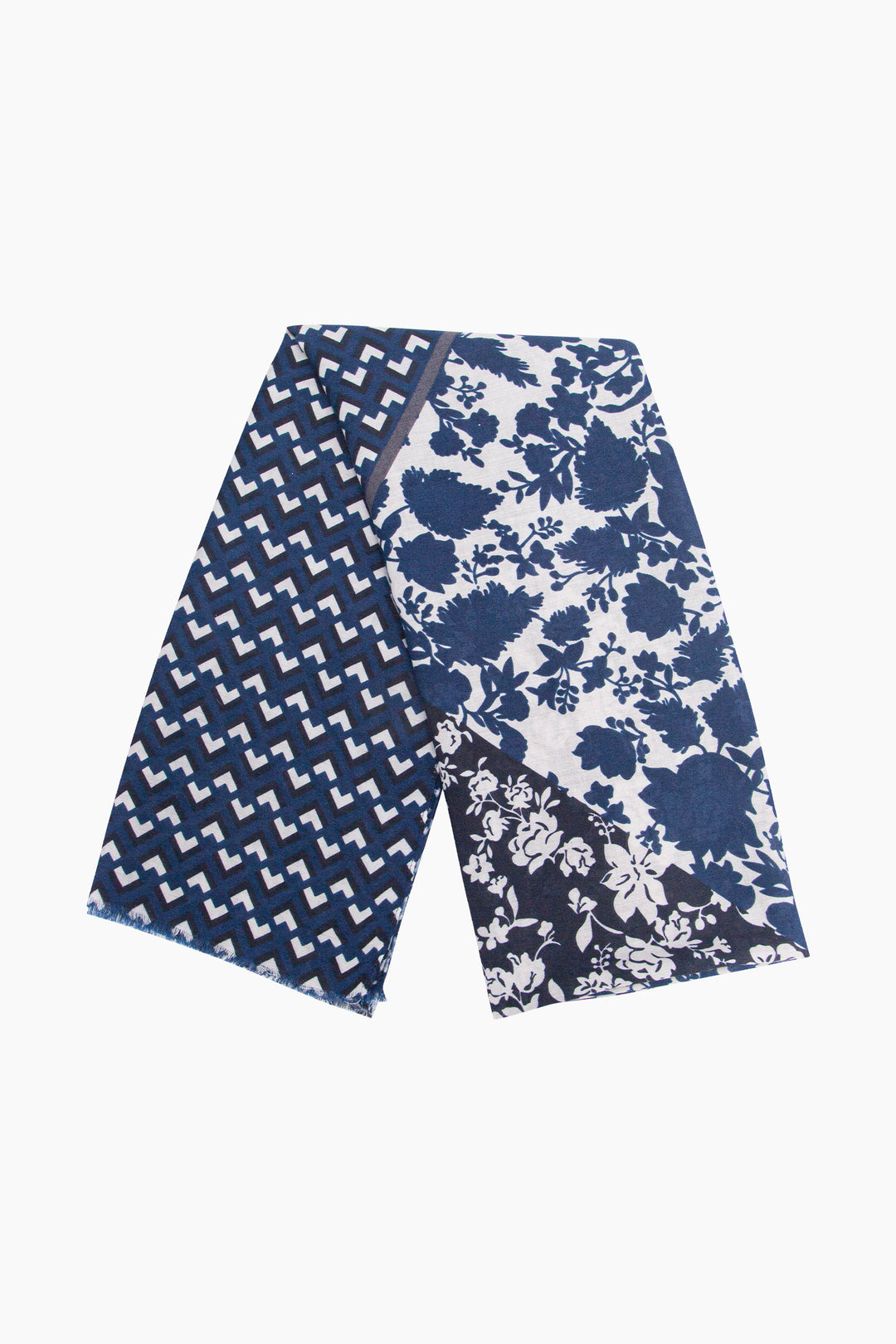 Floral-Print-Lightweight-Scarf-in-Blue