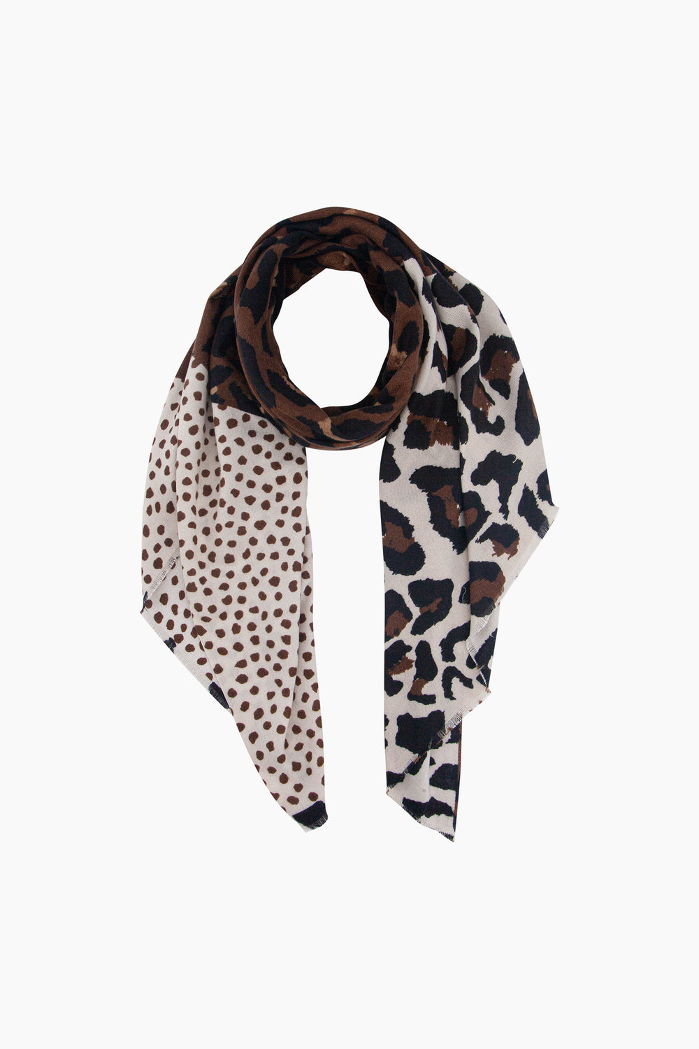 Leopard-Print-Lightweight-Scarf-in-Brown