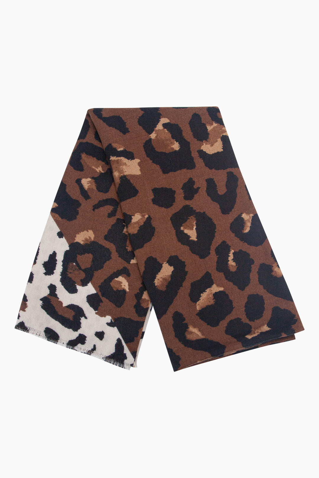 Leopard-Print-Lightweight-Scarf-in-Brown
