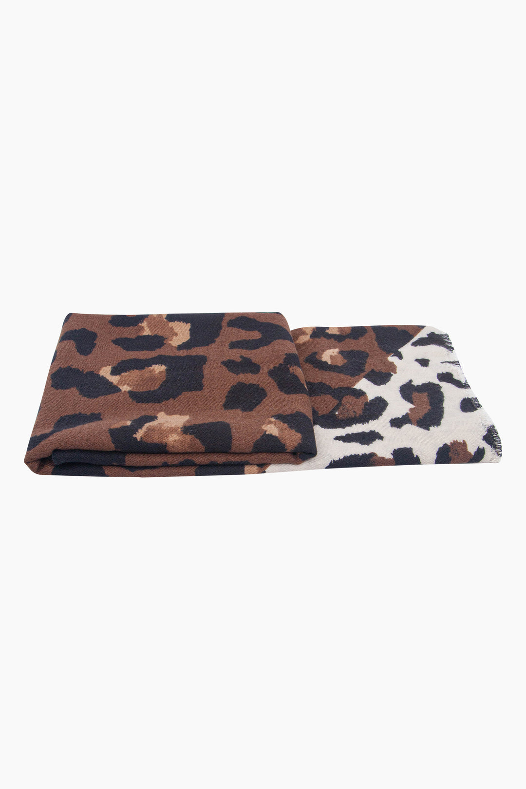 Leopard-Print-Lightweight-Scarf-in-Brown
