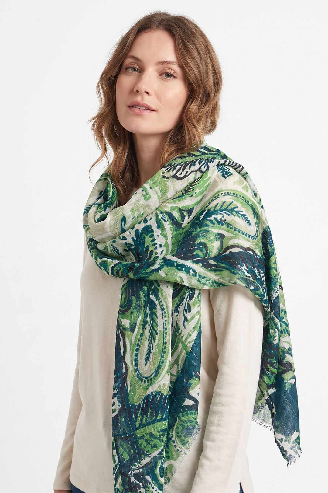 Neve-Lightweight-Scarf-Green-Marble