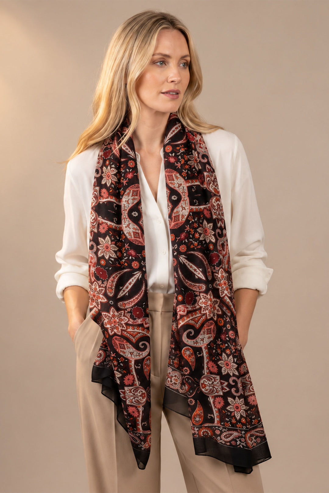 black/orange-paisley-lightweight-scarf