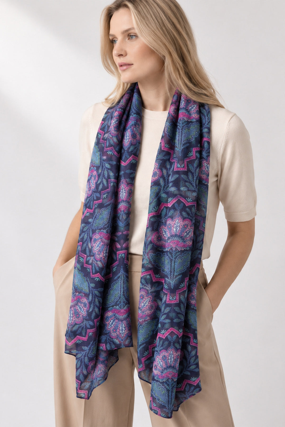navy-blue-floral-mosaic-lightweight-scarf