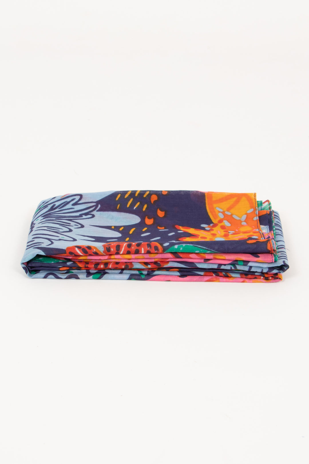 amara-lightweight-cotton-scarf-navy-blue-floral-jungle-print-folded-scarf-is-summer-weight