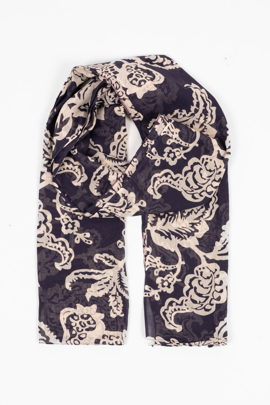 bodhi-lightweight-cotton-scarf-navy-blue-floral-print-cream-pattern