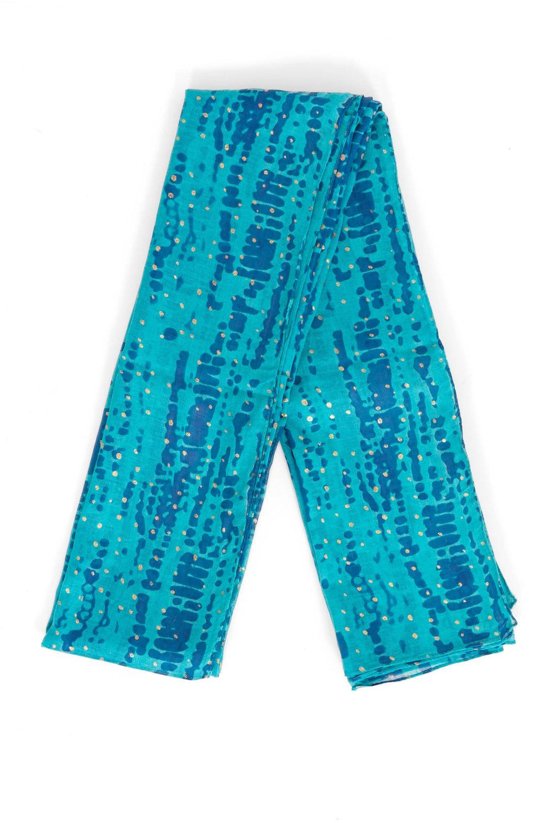 soraya-lightweight-cotton-scarf-blue-aqua-tie-dye-folded