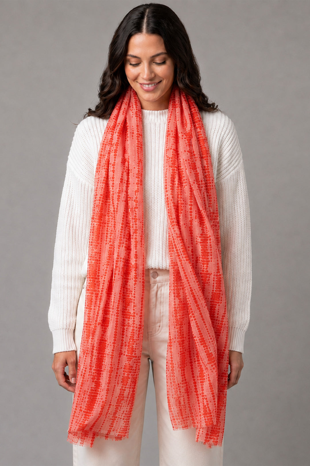 soraya-lightweight-cotton-scarf-red-pink-tie-dye-gold-foil-flecks