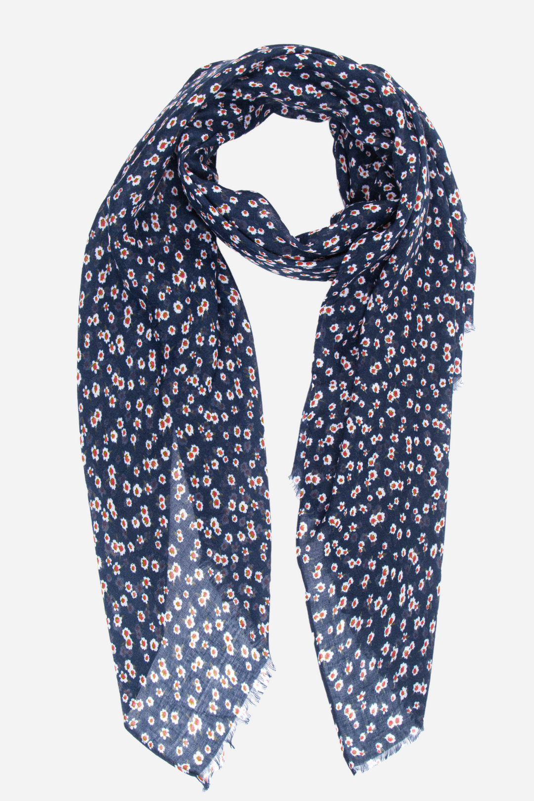 Navy and best sale cream scarf