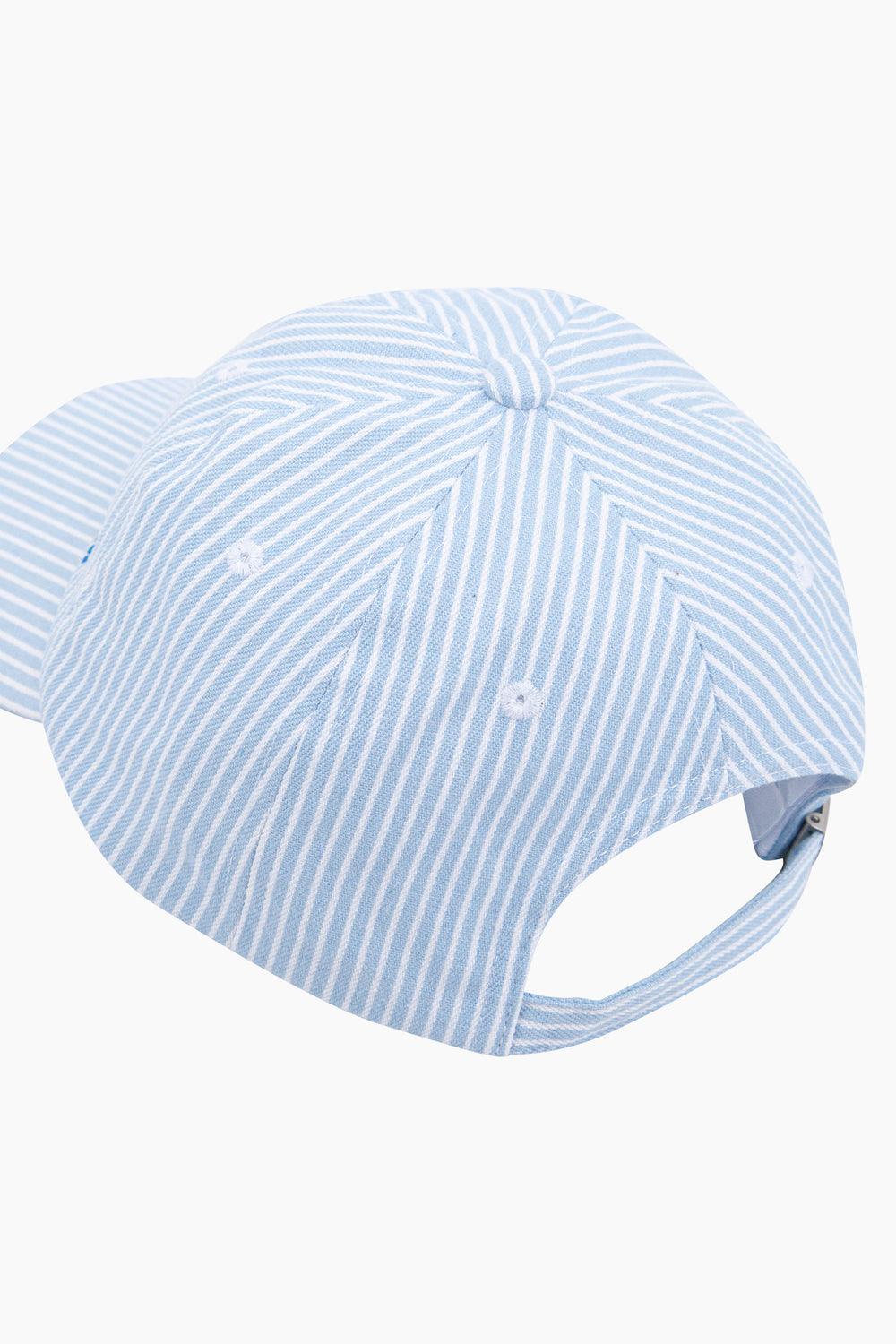 Seashell-Striped-Baseball-Cap-in-Blue-Back