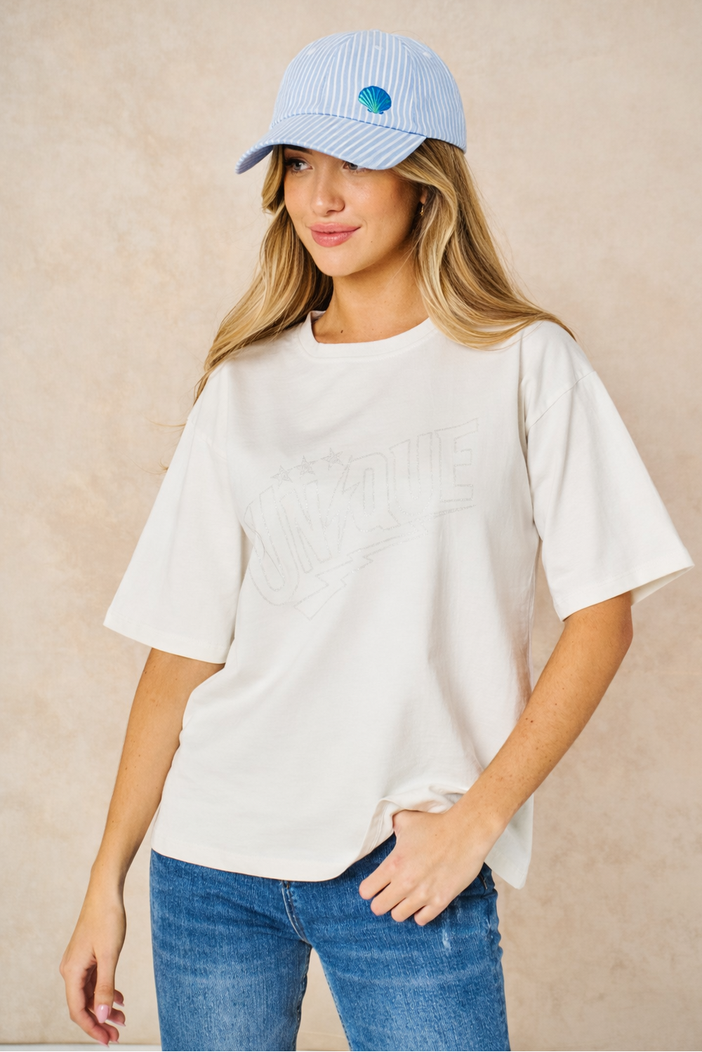 Seashell-Striped-Baseball-Cap-in-Blu