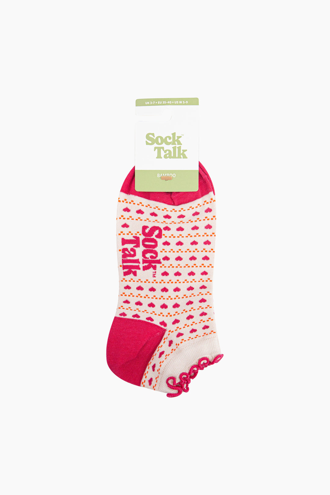 Love-Heart-Striped-Bamboo-Trainer-Socks-in-Pink-In-Packaging