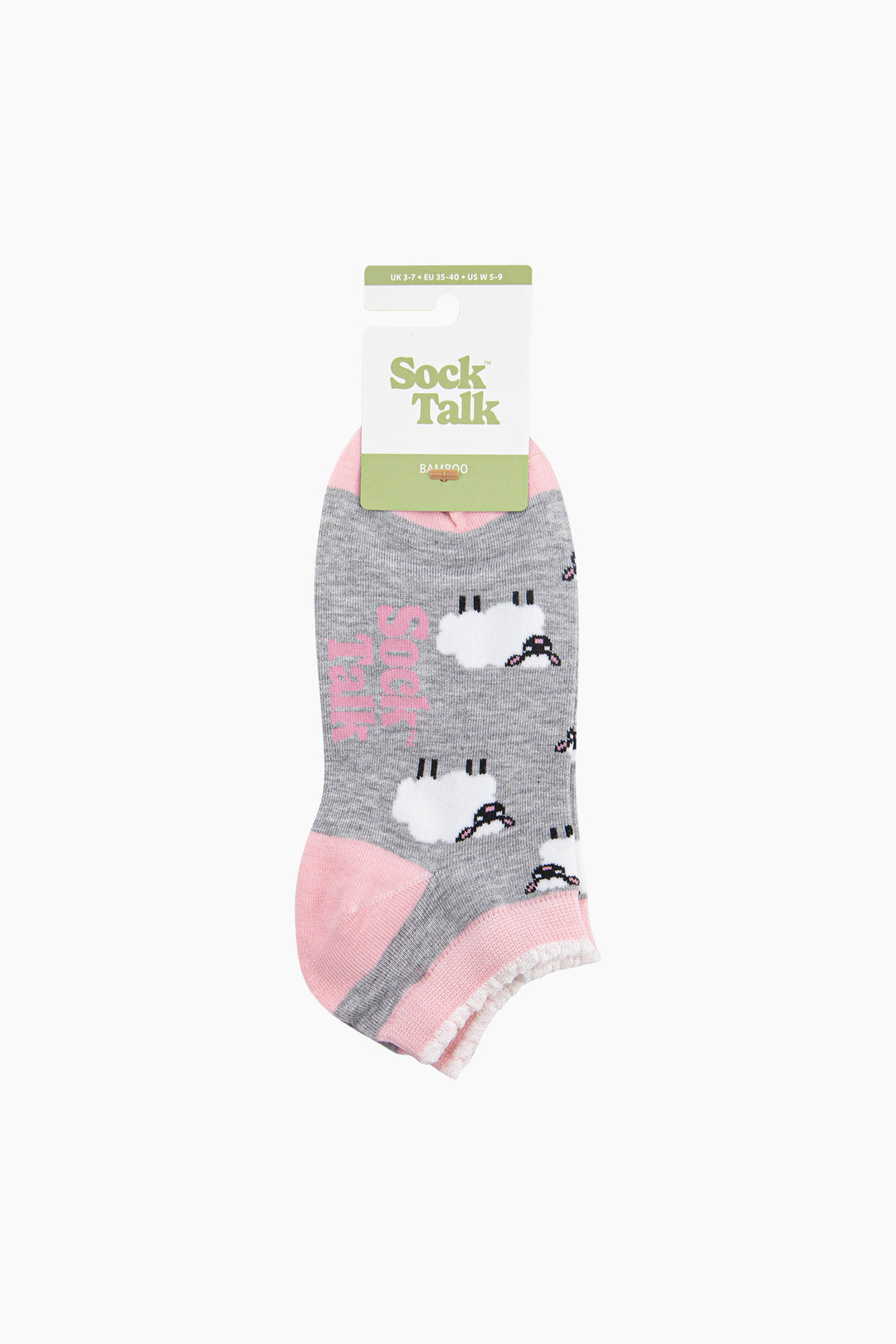 Sheep-Bamboo-Trainer-Socks-in-Grey-Marl-In-Packaging