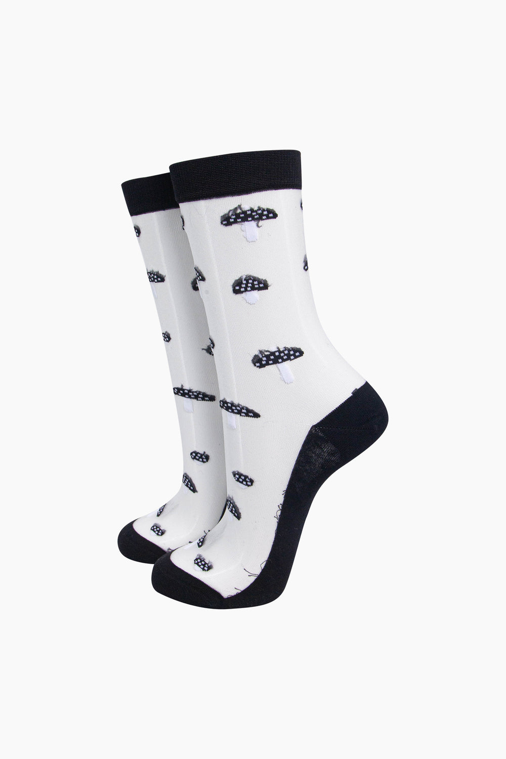 Toadstools-Sheer-Socks-in-Black-On-Mannequin