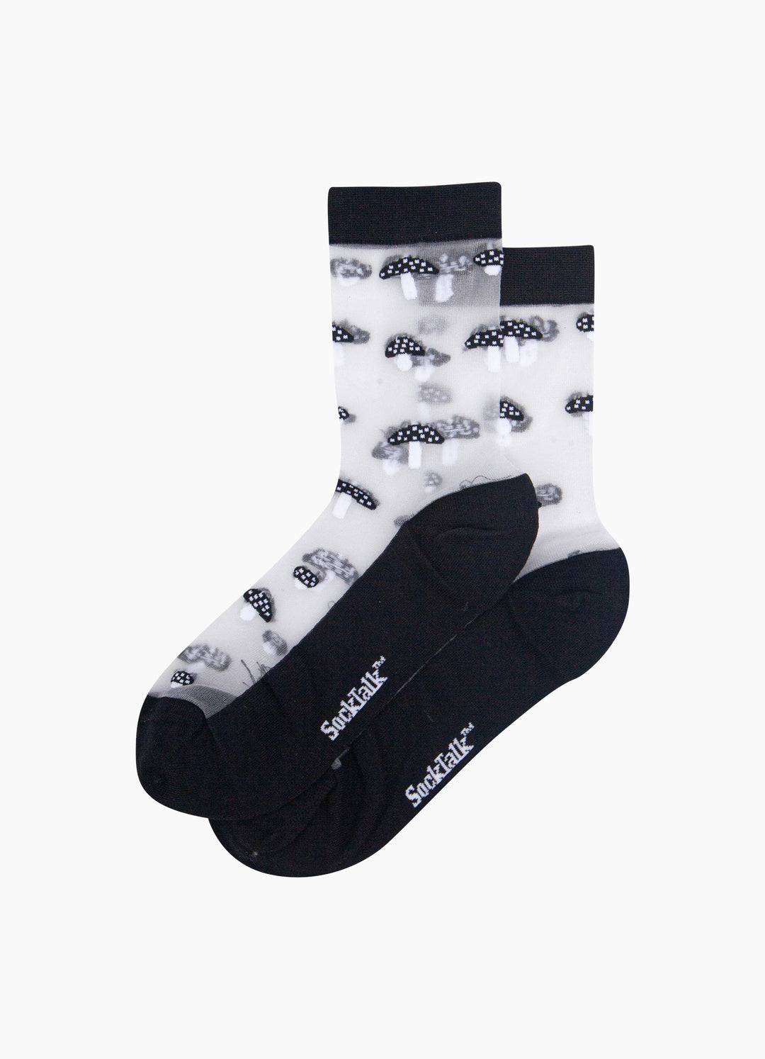 Toadstools-Sheer-Socks-in-Black-Laid-Flat