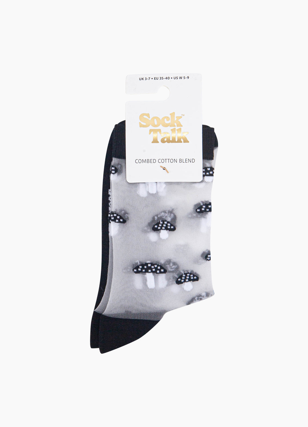 Toadstools-Sheer-Socks-in-Black-In-Packaging