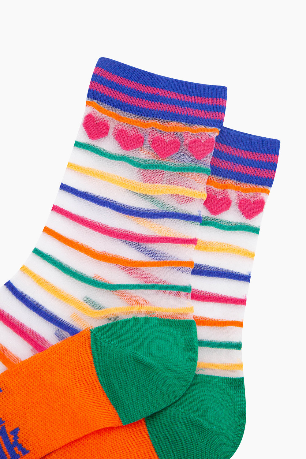 Hearts-Rainbow-Stripes-Combed-Cotton-Sheer-Pop-Socks-Closeup