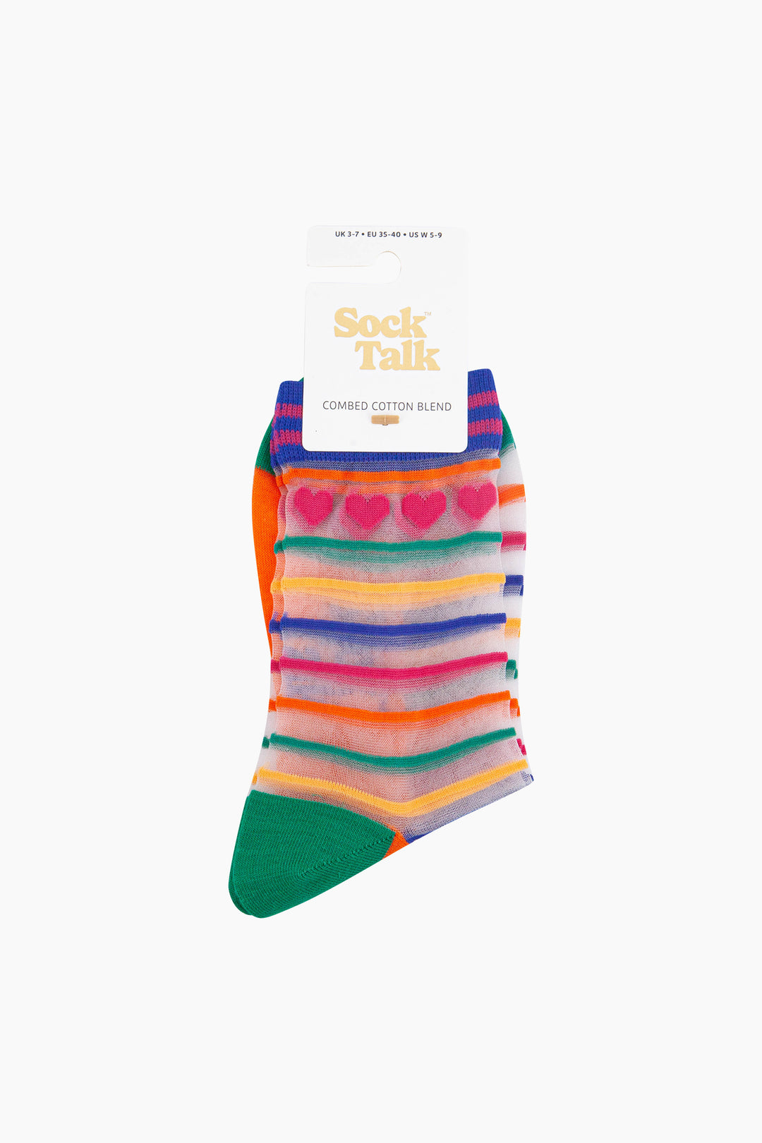 Hearts-Rainbow-Stripes-Combed-Cotton-Sheer-Pop-Socks-In-Packaging