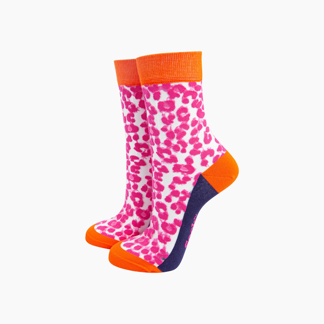 Leopard-Print-Combed-Cotton-Sheer-Pop-Socks-in-Pink-Mannequin