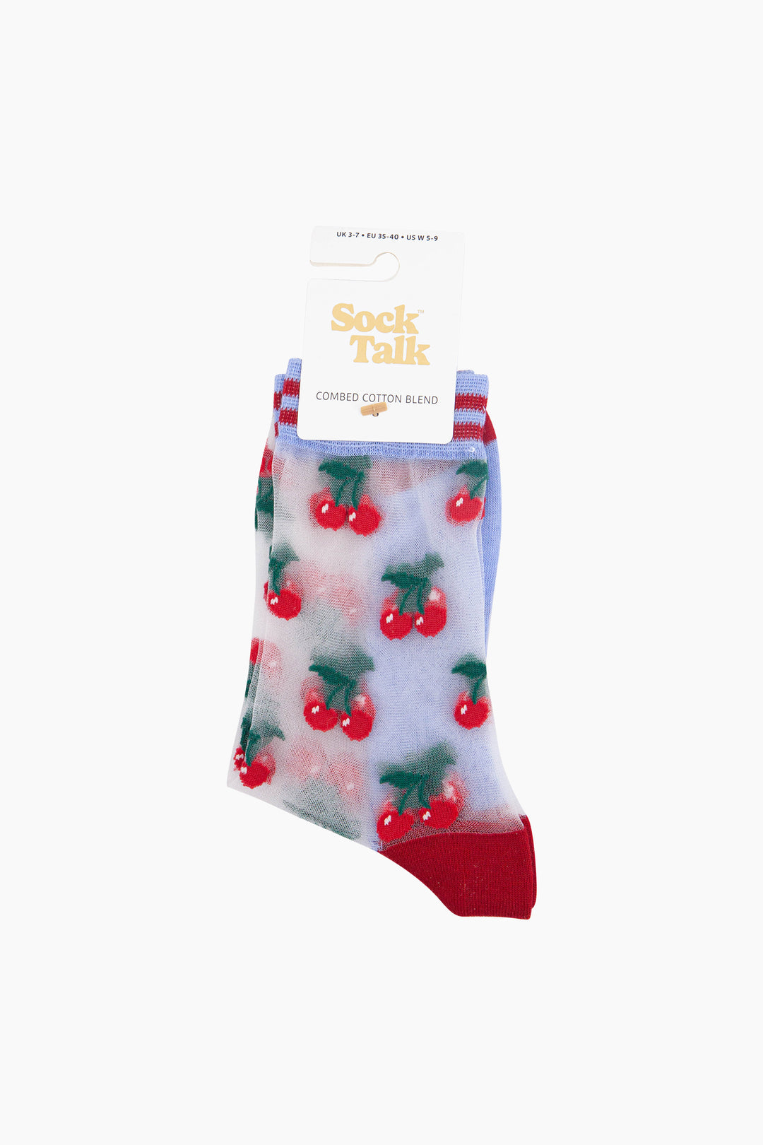 Cherry-Fruit-Combed-Cotton-Sheer-Pop-Socks-in-packaging