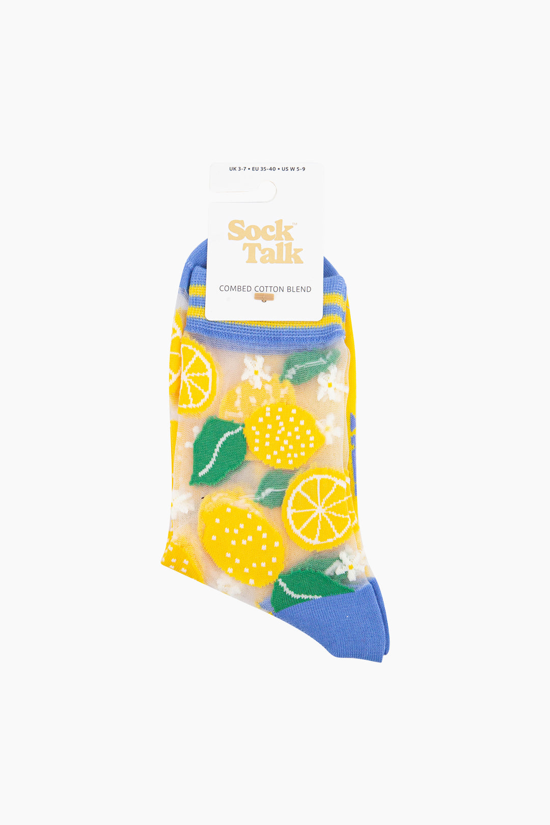 Lemons-Fruit-Combed-Cotton-Sheer-Pop-Socks-In-Packaging