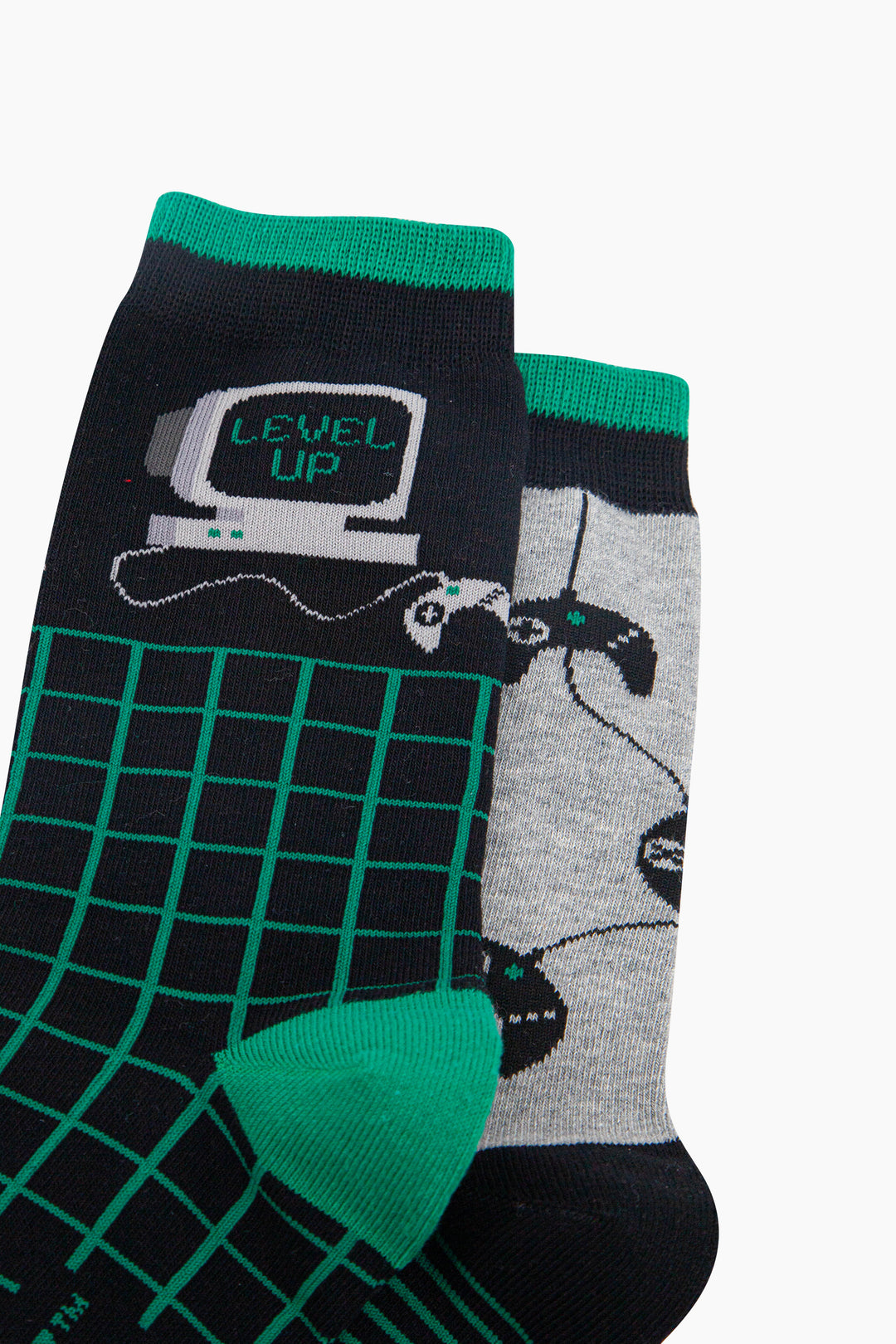 Gaming-Combed-Cotton-Odd-Socks-Closeup