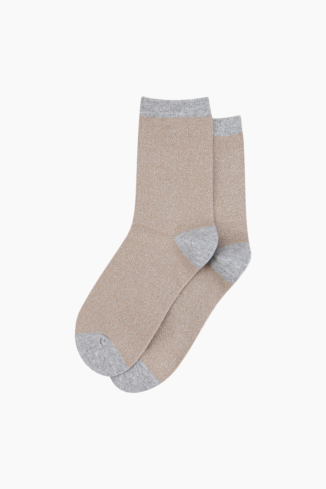 Polka-Dots-Combed-Cotton-Glitter-Socks-in-Beige-Grey-flat-lay