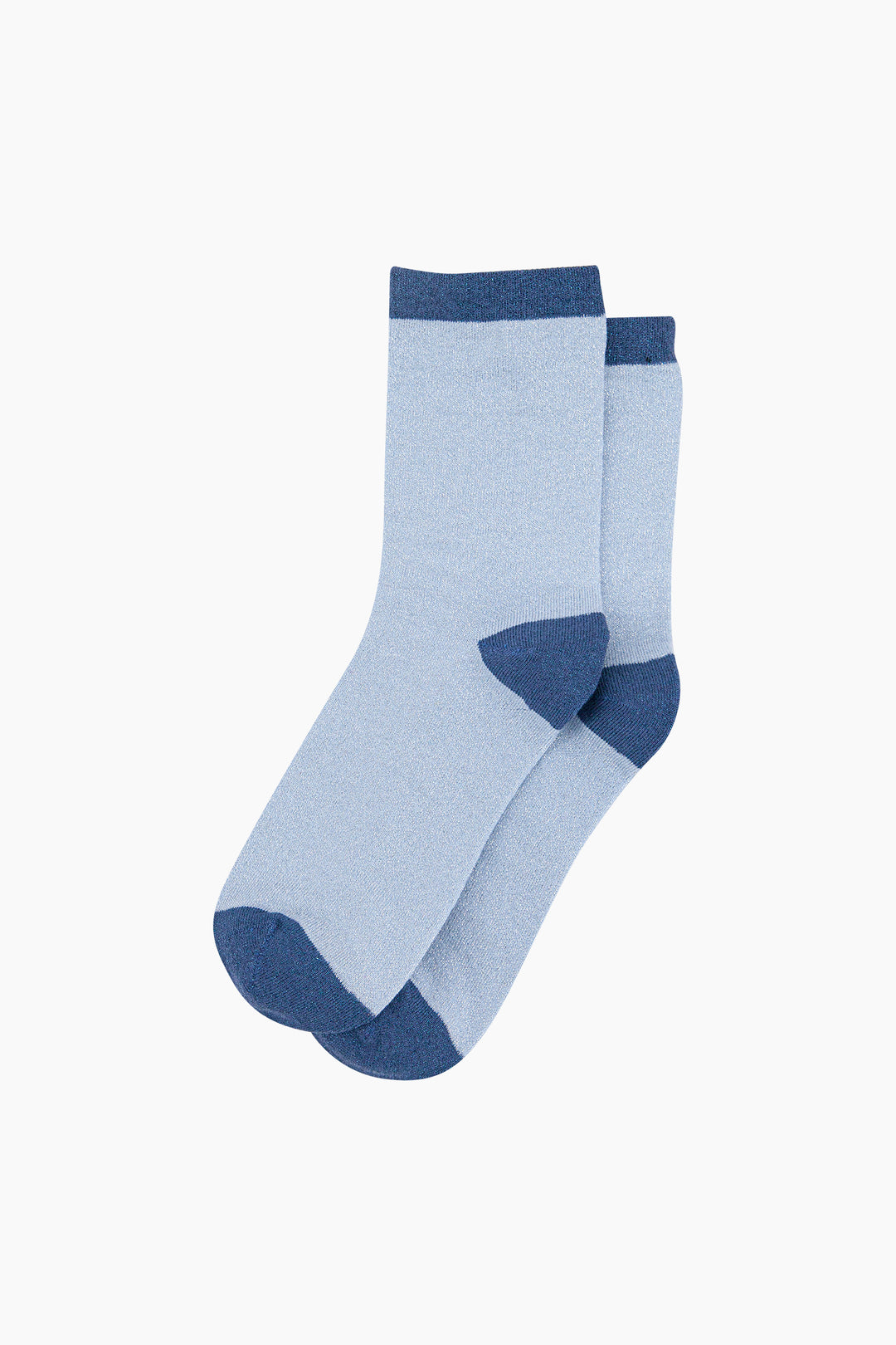 Plain-Combed-Cotton-Glitter-Socks-in-Blue-flat-lay